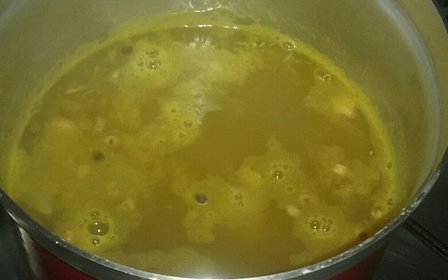 Chá de maracujá com gengibre