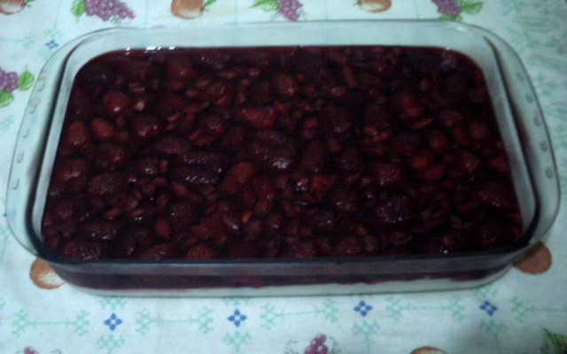 Sobremesa de gelatina