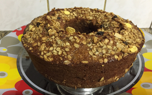 Bolo de banana integral
