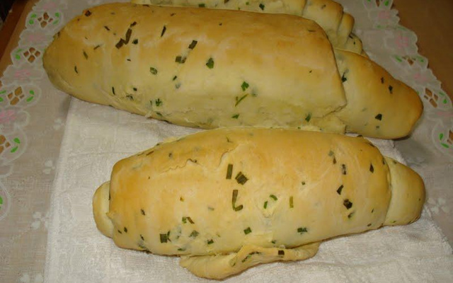 Pão caseiro com fermento em pó da Denise