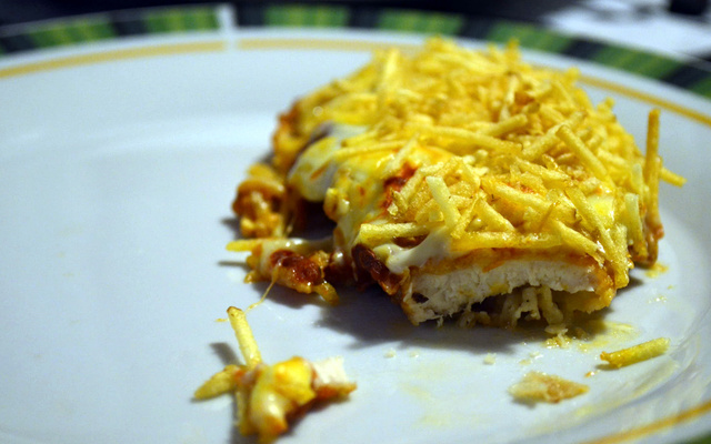 Frango à milanesa da Dona Phina