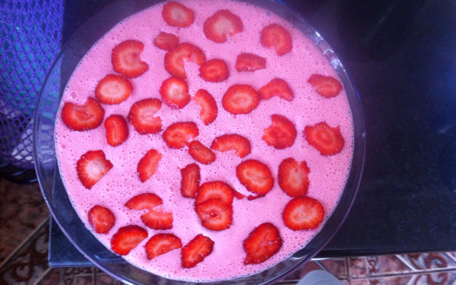 Mousse  de morango