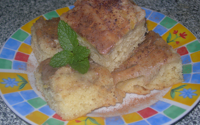 Bolo de banana prático