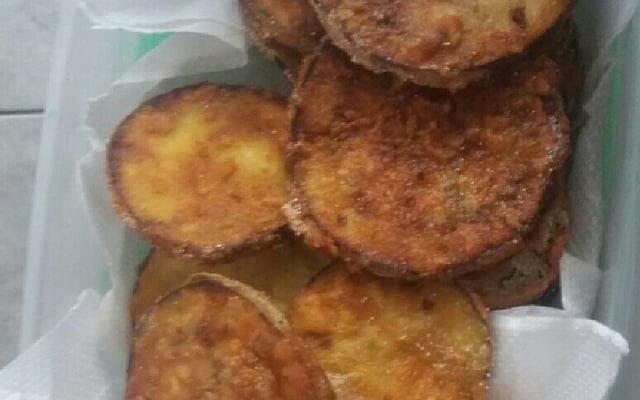 Berinjela a milanesa