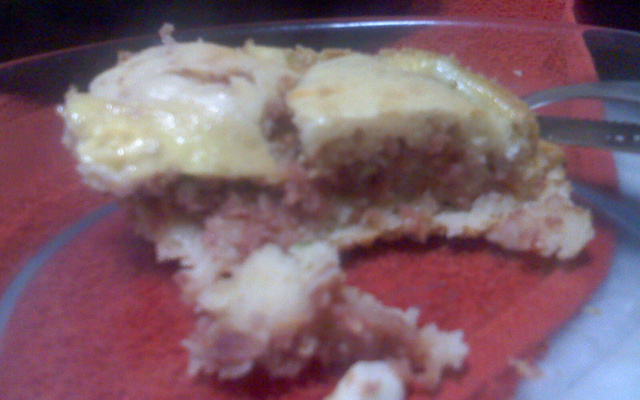 Torta salgada de Calabresa e Palmito