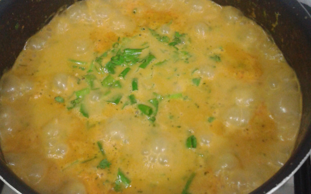 Ensopado de moela de frango