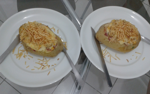 Batatas recheadas deliciosas