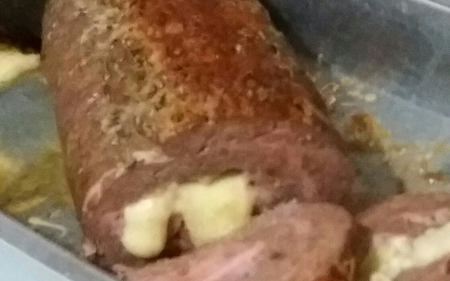 Rocambole de carne moída