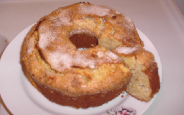 Bolo de maçã com canela