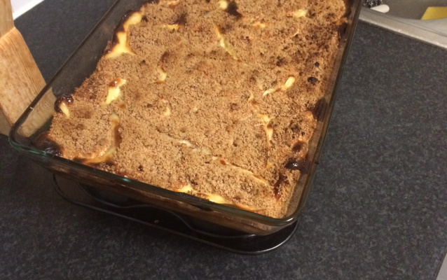 Cuca de banana da Tânia