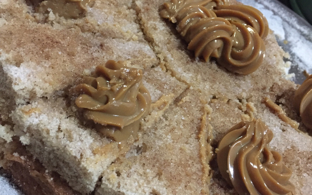 Bolo churros de liquidificador