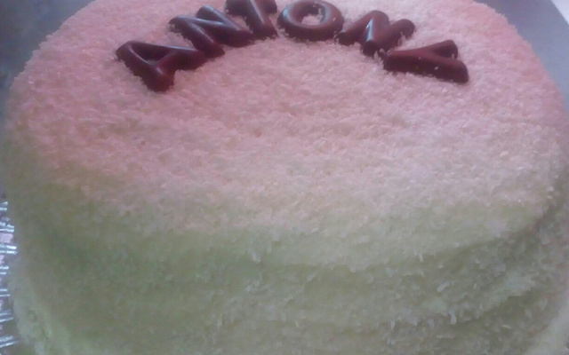 Bolo de coco recheio de coco