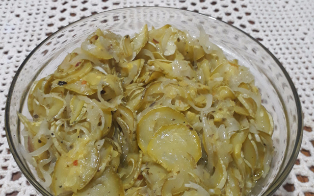 Abobrinha em conserva