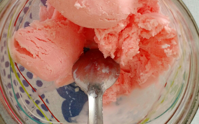 Sorvete de pó de suco