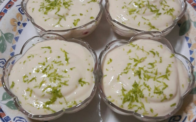 Mousse de limão delicioso