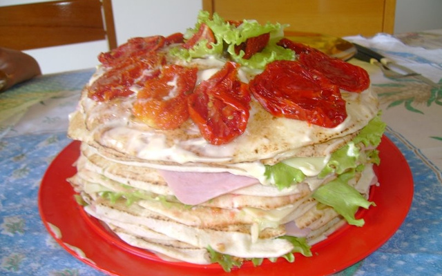 Salada de panqueca