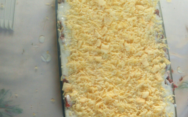 Escondidinho de charque nordestino