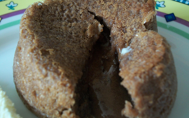 Petit Gateau de chocolate