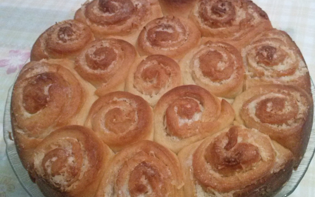 Rosca caracol de coco