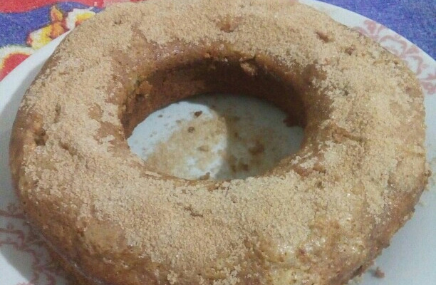 Bolo de banana de liquidificador