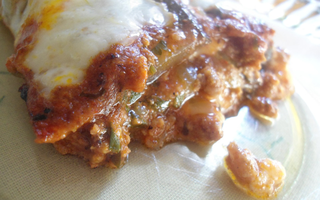 Lasanha de berinjela