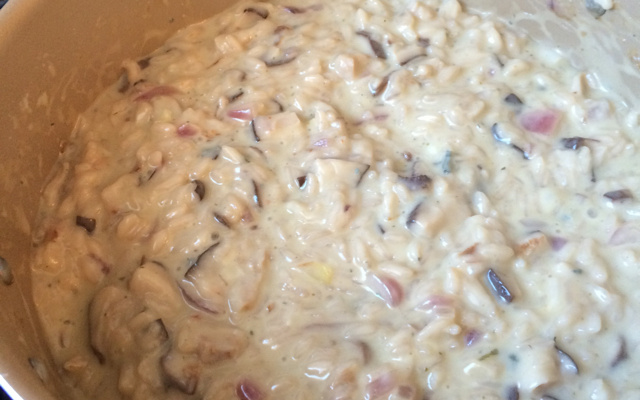 Risoto de shitake