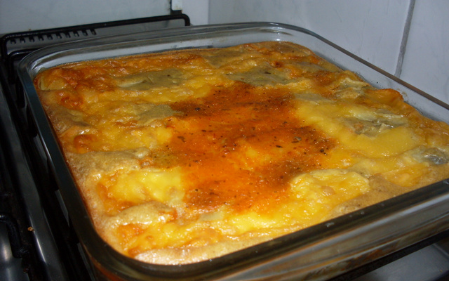 Omelete de forno com sardinha