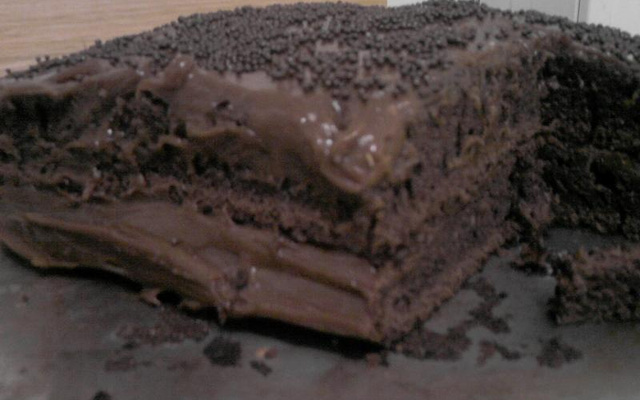 Bolo de chocolate cremoso