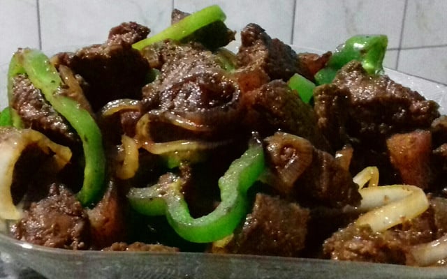 Picadinho de bife de alcatra ou contra filé