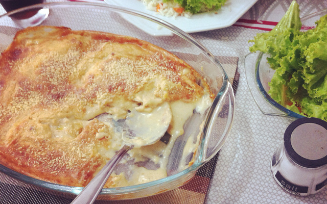 Filé de frango ao forno