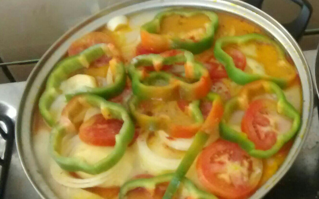 Pintado ao molho de leite de coco