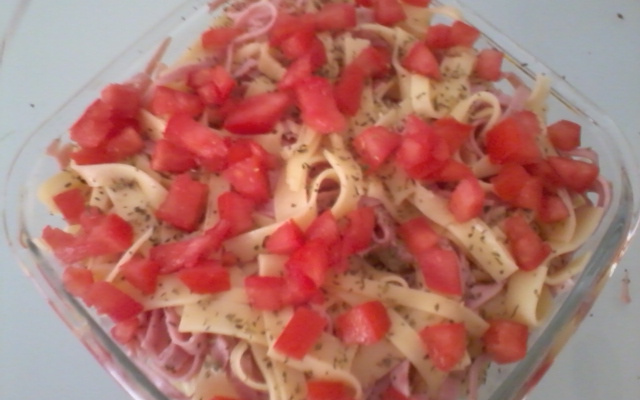 Macarrão de pizza rápido e fácil