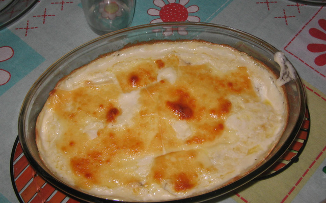 Batata gratinada