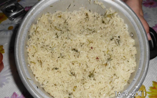 Arroz com Coentro