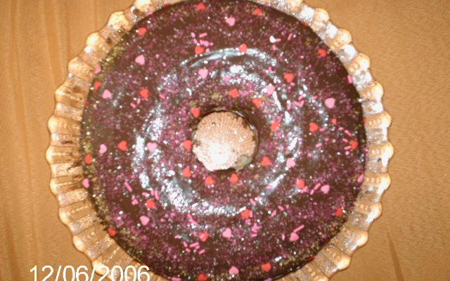 Cobertura de bolo ganache