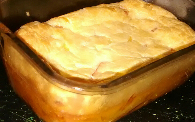 Torta de presunto e mussarela