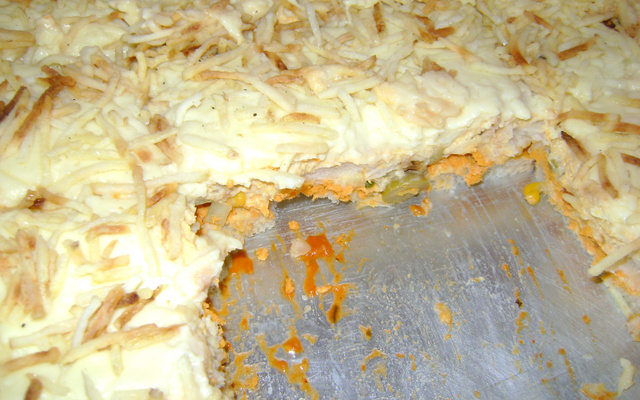 Torta de frango assada