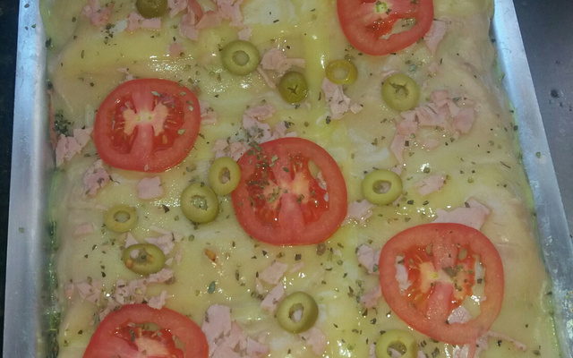 Pizza de panquecas