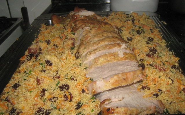 Lombo assado ao molho