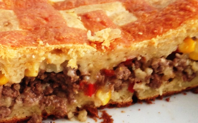 Torta de carne moida
