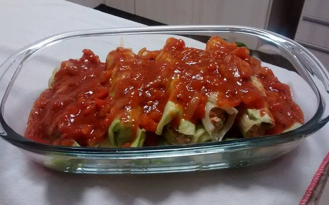 Charuto de repolho (light)