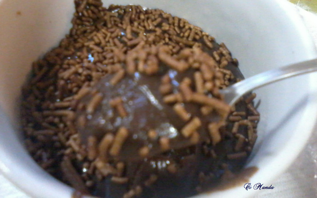 Brigadeiro de colher com gengibre e canela