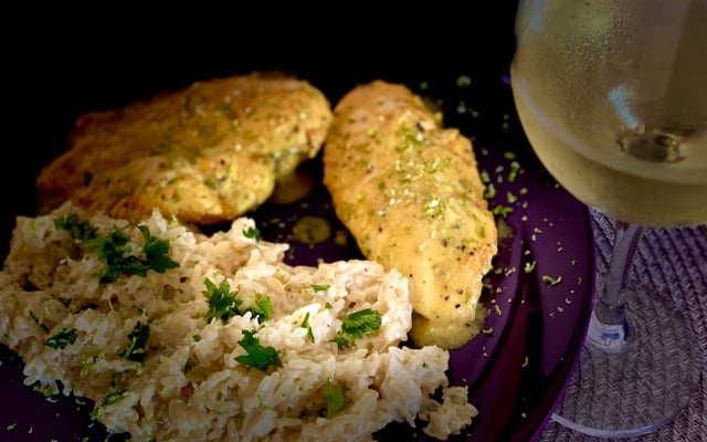 Filé de frango com lemon pepper