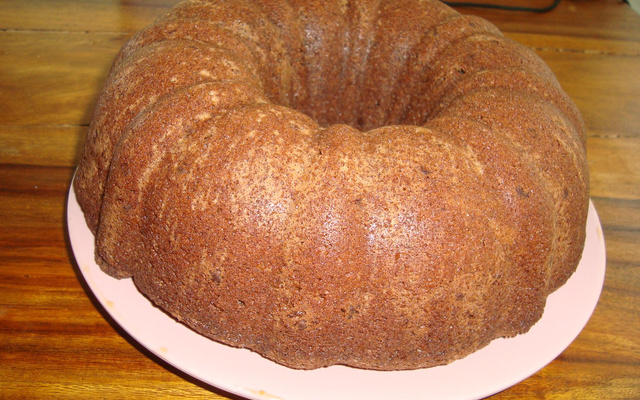 Bolo de chocolate simples