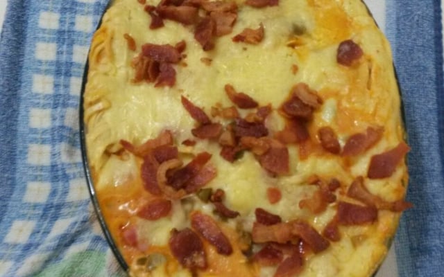 Macarrão talharim de forno