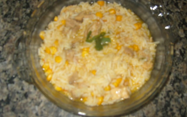 Risoto de frango