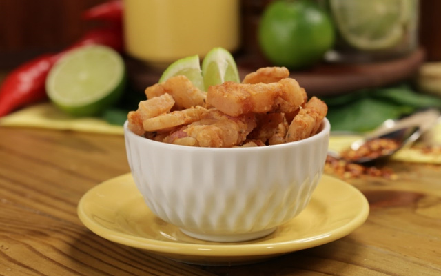 Torresmo sequinho sem estouro