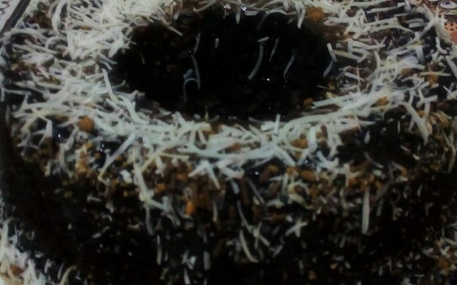 Bolo de chocolate de microondas