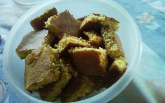 Bolo salgado chuva de ouro