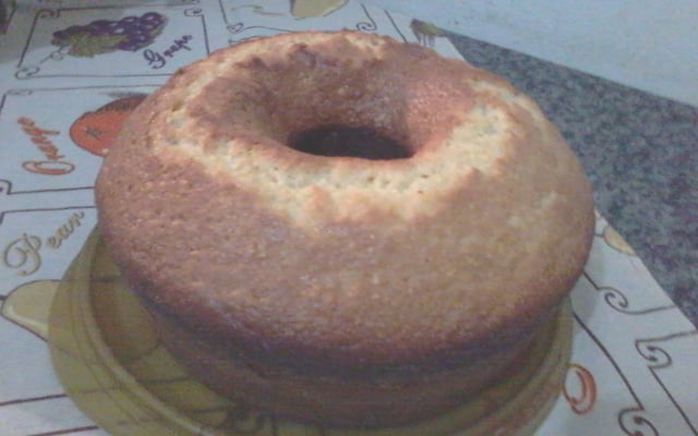 Bolo de fubá molhadinho